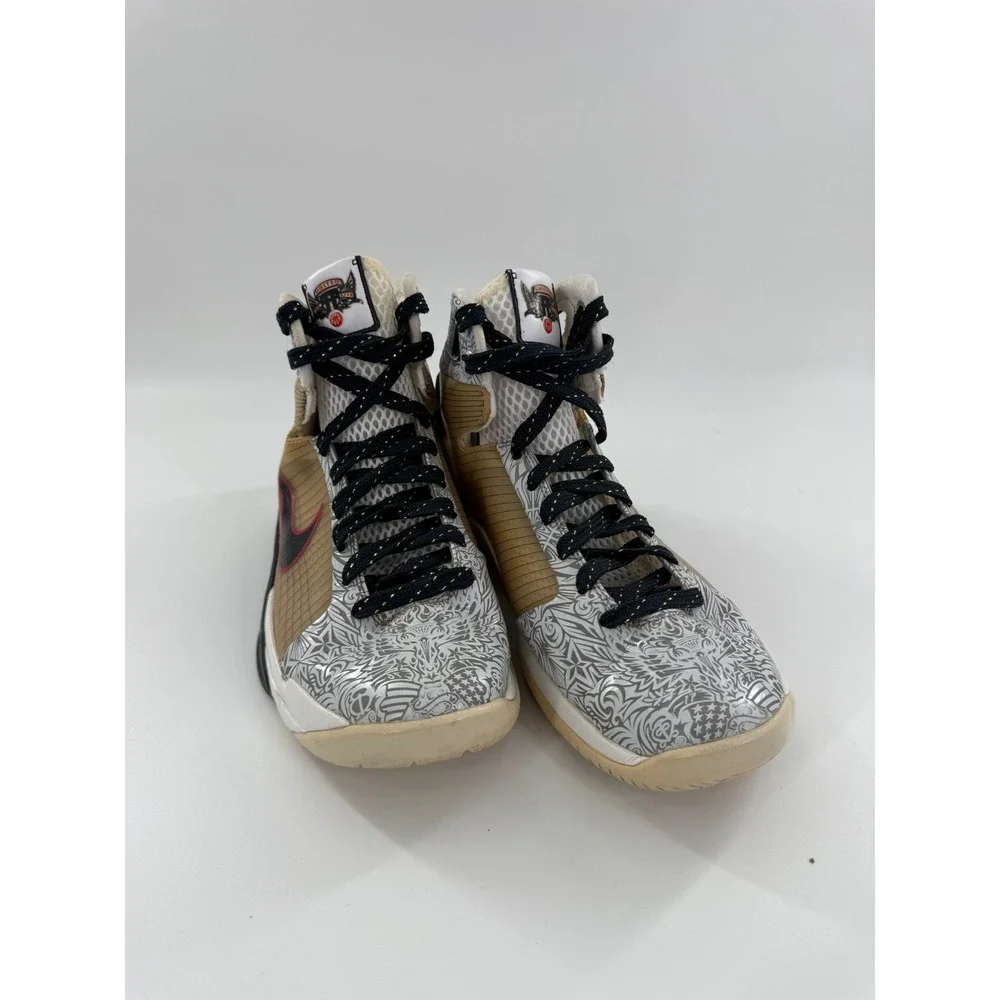 Nike Hyperdunk OG 2016 United We Rise Mens 9.5 Gold Silver Basketball Shoes